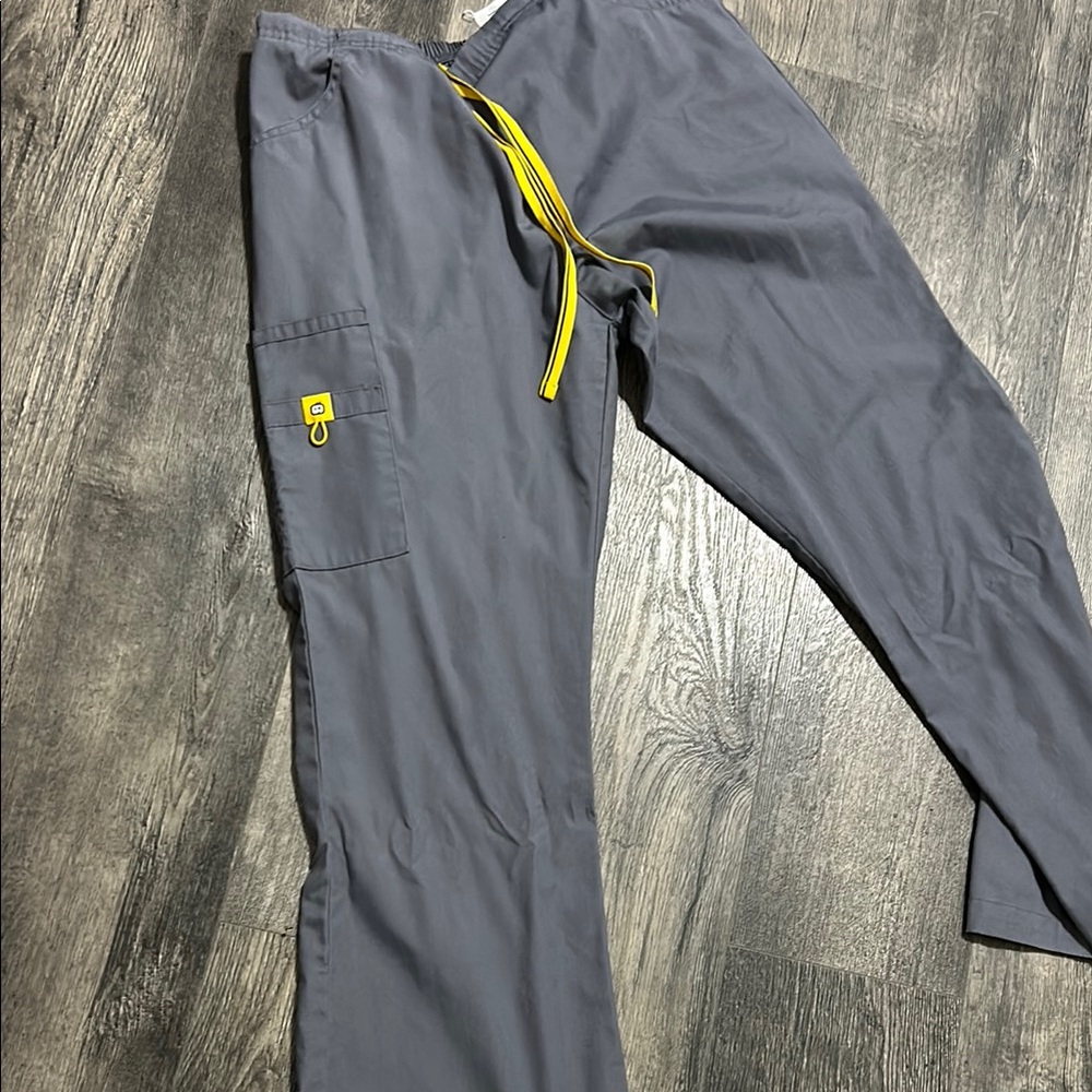 Gray scrubs